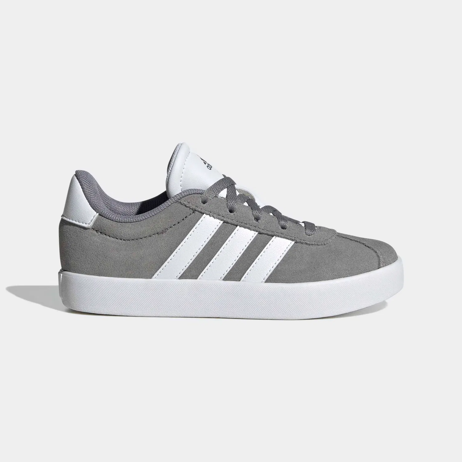 Детские кожаные кроссовки с дизайном от Handball Spezial Adidas Sportswear, Grey Three/White/Grey Two — фото 2