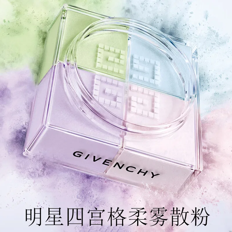 Женский парфюмерный набор Givenchy Heartbeat Beloved, с бальзамом для губ, духами и пудрой, Givenchy, Black — фото 3