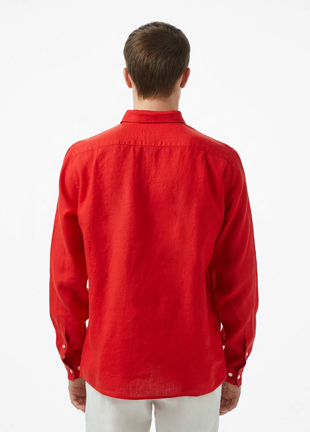 Рубашка Lacoste Regular Fit, красная — фото 3