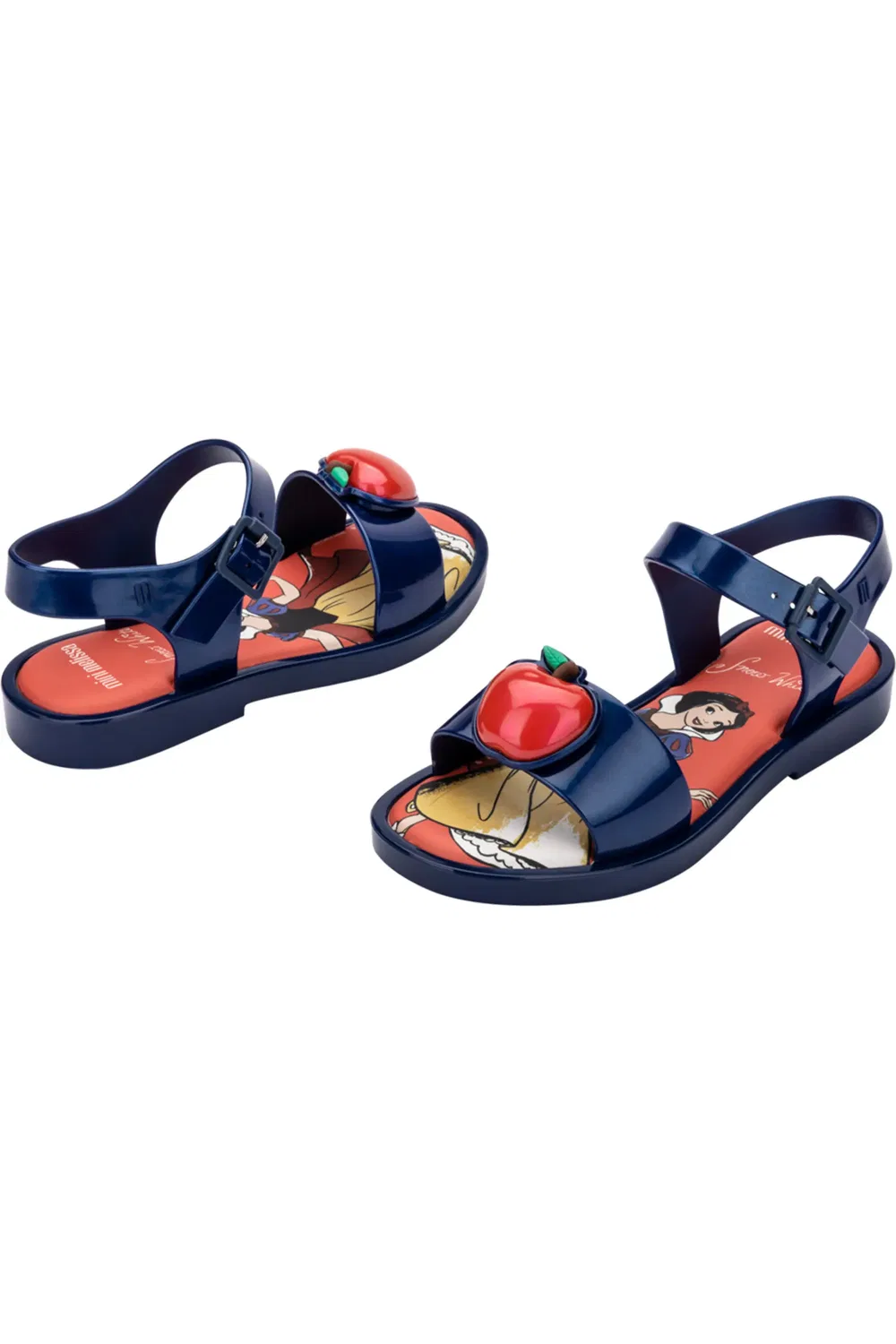 Сандалии детские с принцессой Дисней Mar Jelly Mini Melissa, красный — фото 3