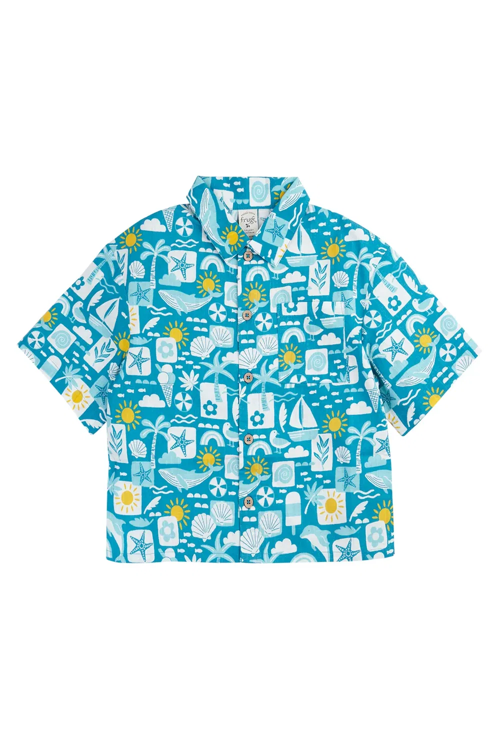 Рубашка Ellison Frugi, Blue