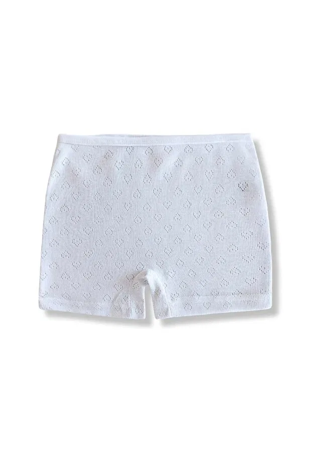 Детские трусы для девочек хлопковые Panfilia, White-Cream — фото 2