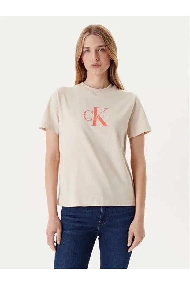 Женская футболка хлопковая Calvin Klein, Brazilian Sand