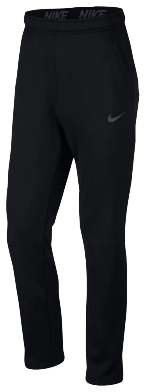 Мужские тренировочные брюки Therma Fleece Nike, цвет Black/Metallic Hematite