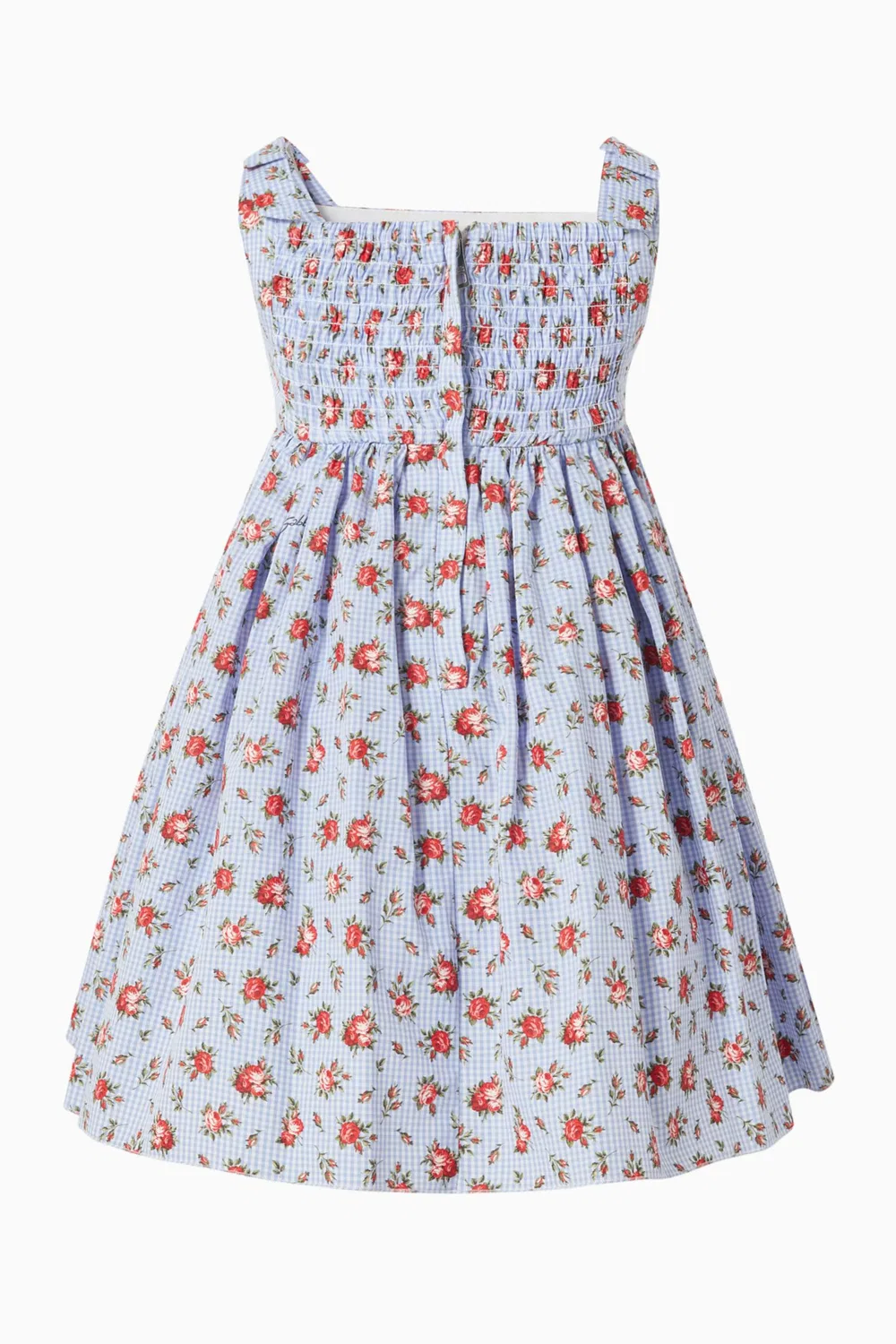 Платье с принтом роз поплин Dolce & Gabbana — фото 3