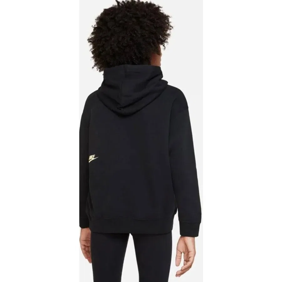 Детский свитшот с капюшоном Sportswear Hoodie Nike, Черный — фото 3