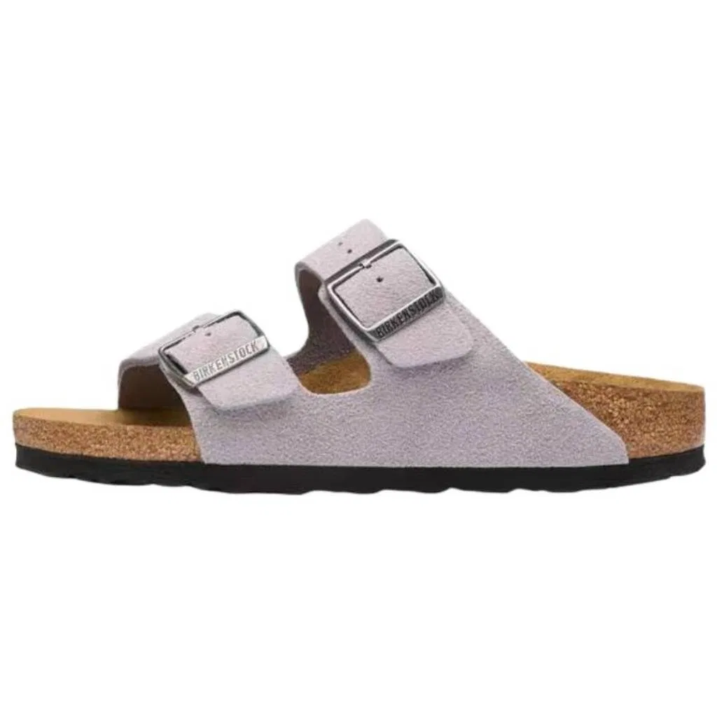 Детские сандалии из замши Birkenstock, Gray Purple
