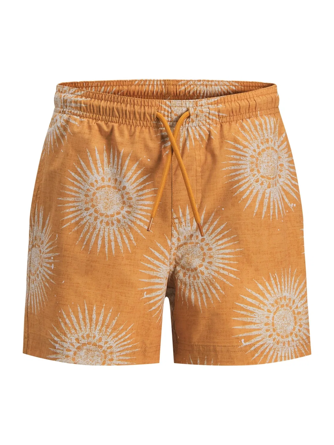 Плавки с принтом, модель All Over Print JACK & JONES JUNIOR, желтый — фото 4