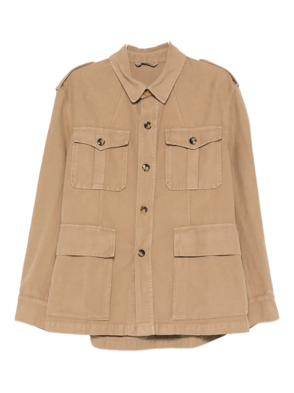 

Куртка-сафари на пуговицах Fortela, нейтральный