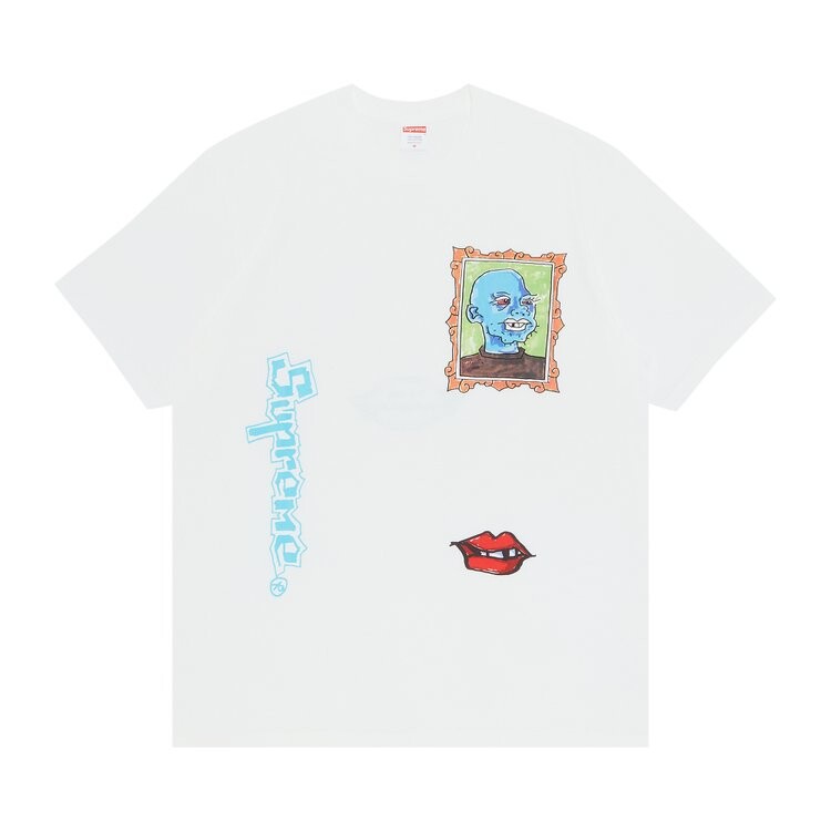 

Футболка Supreme Gonz Portrait Tee 'White', белый