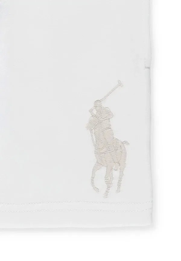 Шорты хлопковые Bermuda с конем Polo Ralph Lauren, avorio, слоновая кость — фото 3