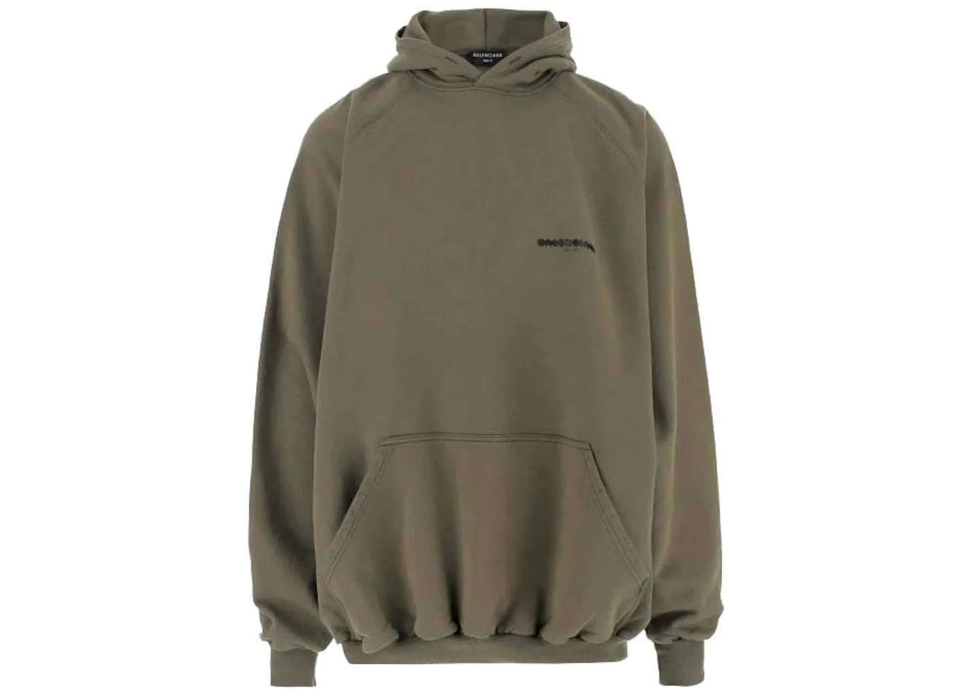 Мужская худи с капюшоном Hooded Balenciaga, Khaki Green