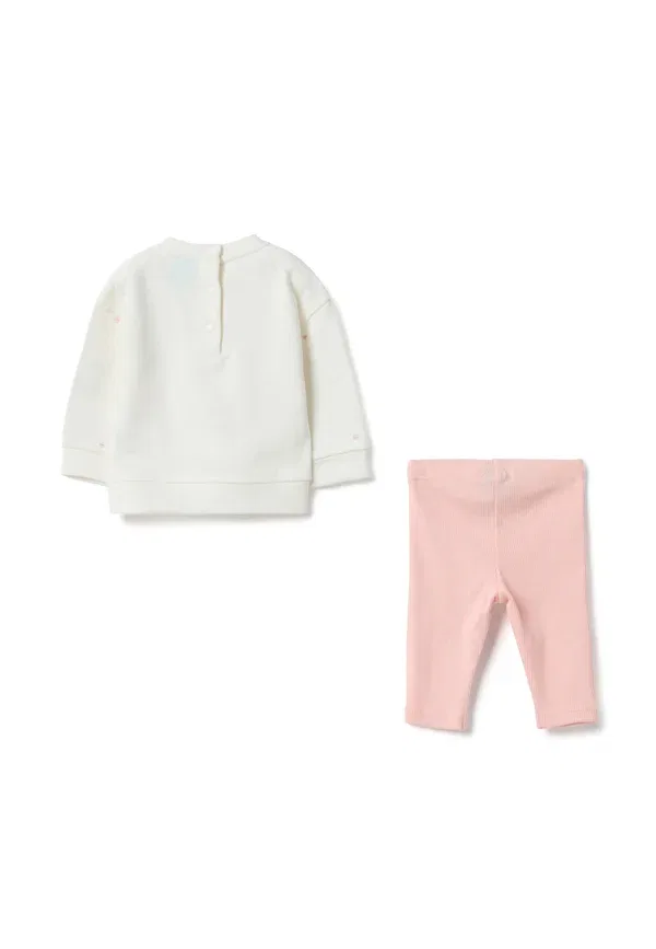 Спортивный костюм с животными Disney Classics Ovs, white pink, белый/розовый — фото 2