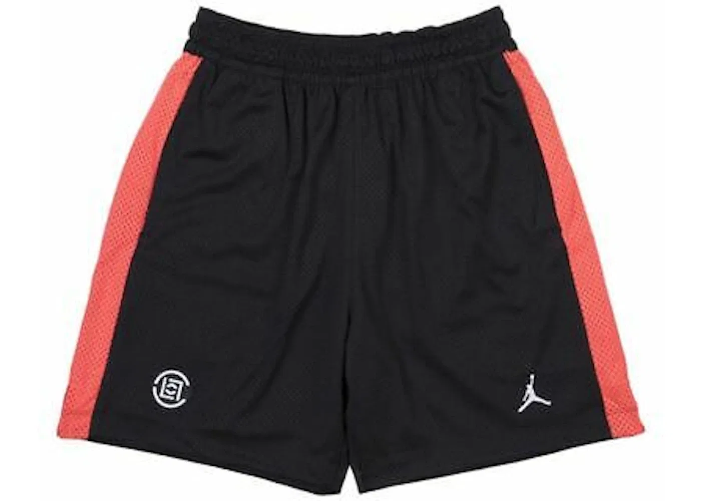 Мужские шорты с сеткой CLOT Premium Mesh Bball Jordan, Black/Red