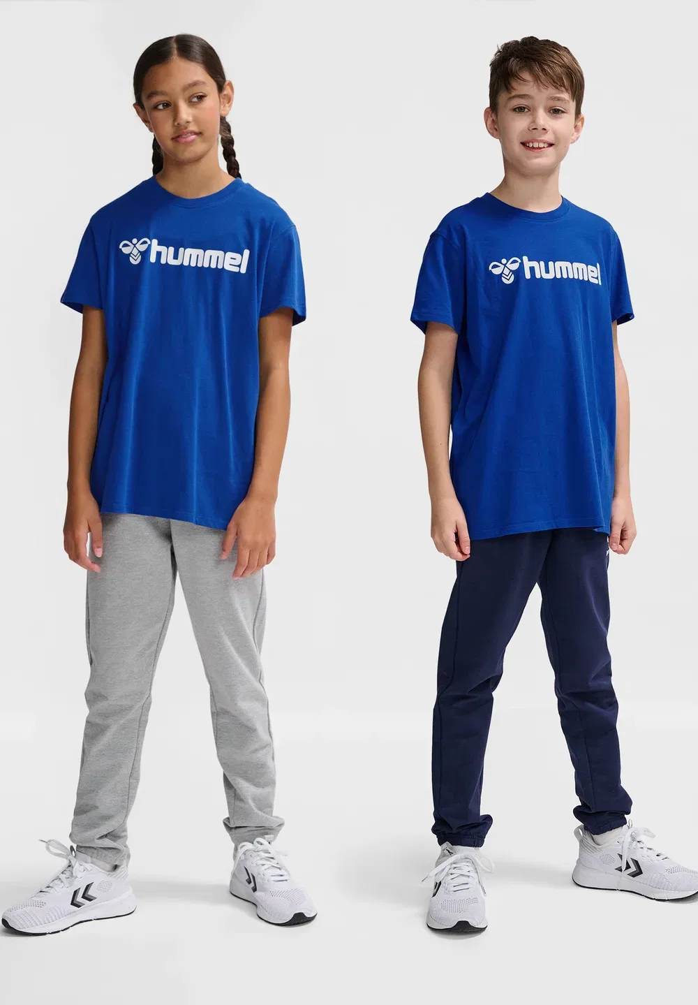 Детская футболка унисекс с логотипом Hummel, True Blue — фото 2