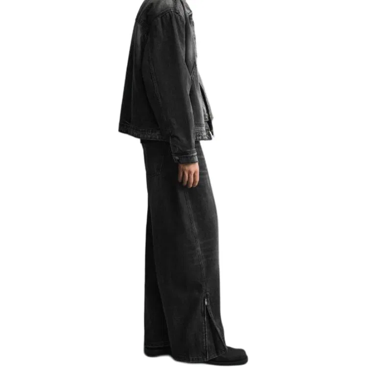 Мужские джинсы Charcoal Gray, ZARA — фото 4