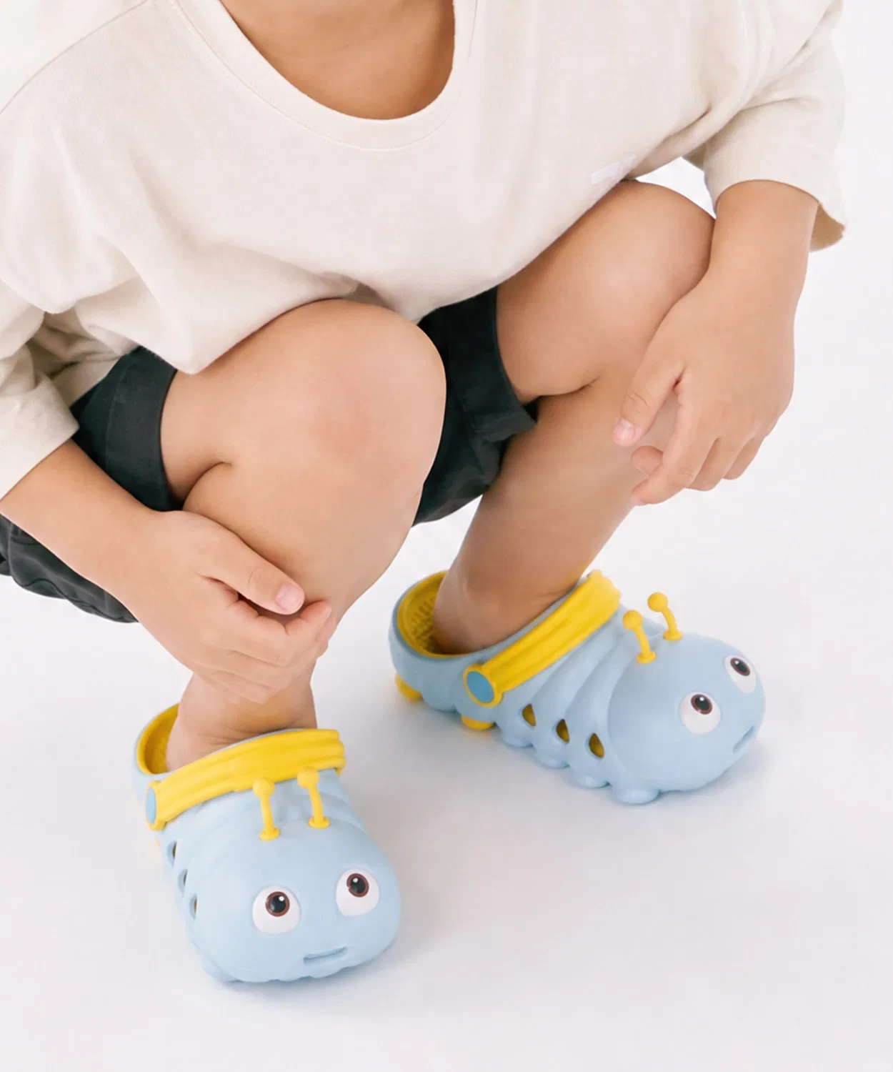 Детские сандалии с принтом гусеницы shoes365, Blue