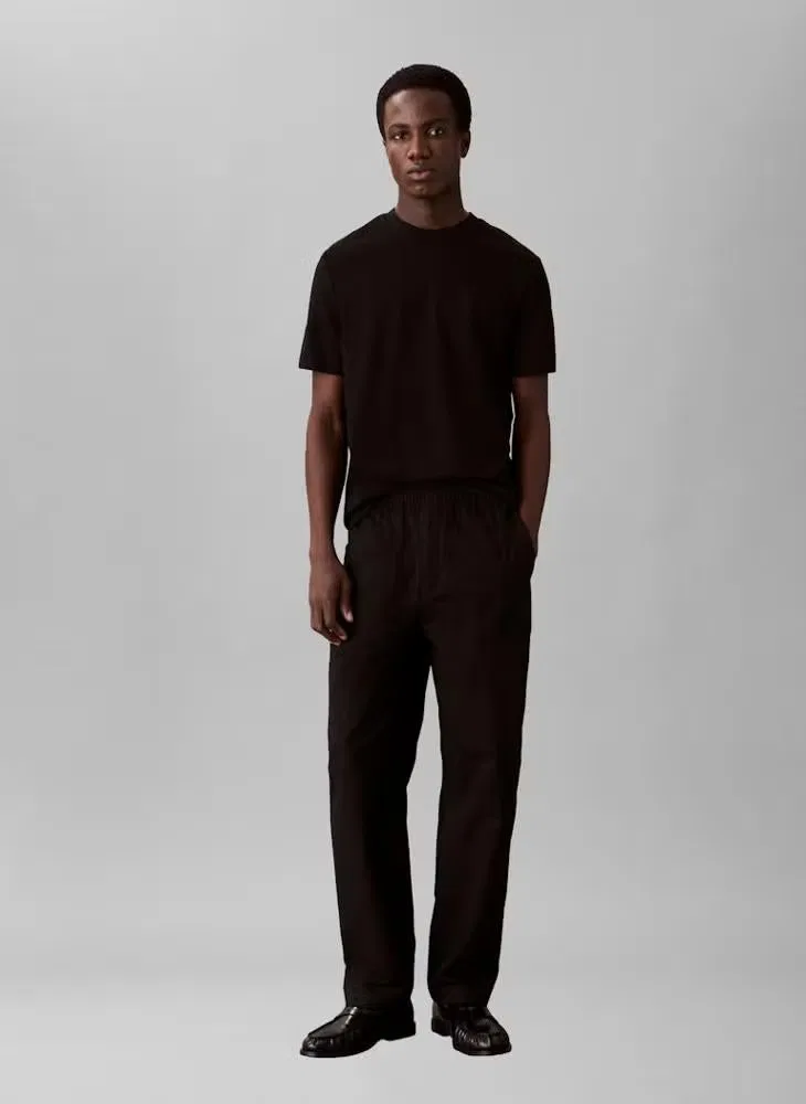 Футболка с коротким рукавом Tech Interlock Knit Calvin Klein, черный — фото 4