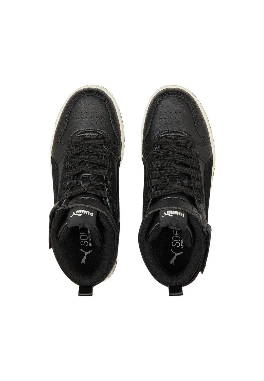 Детские зимние кроссовки с меховой подкладкой Puma RBD GAME WTR JR, Schwarz — фото 4