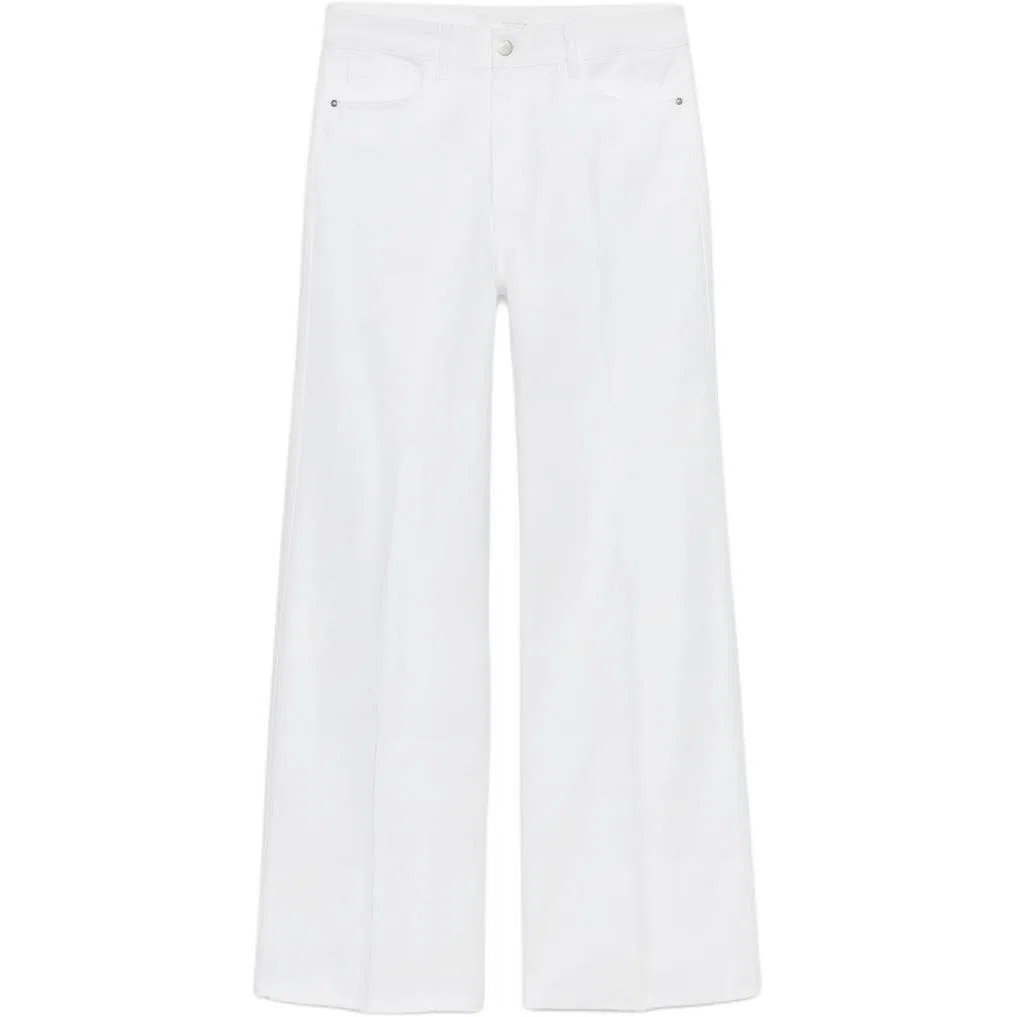 Женские джинсы прямого кроя White ZARA, Белый