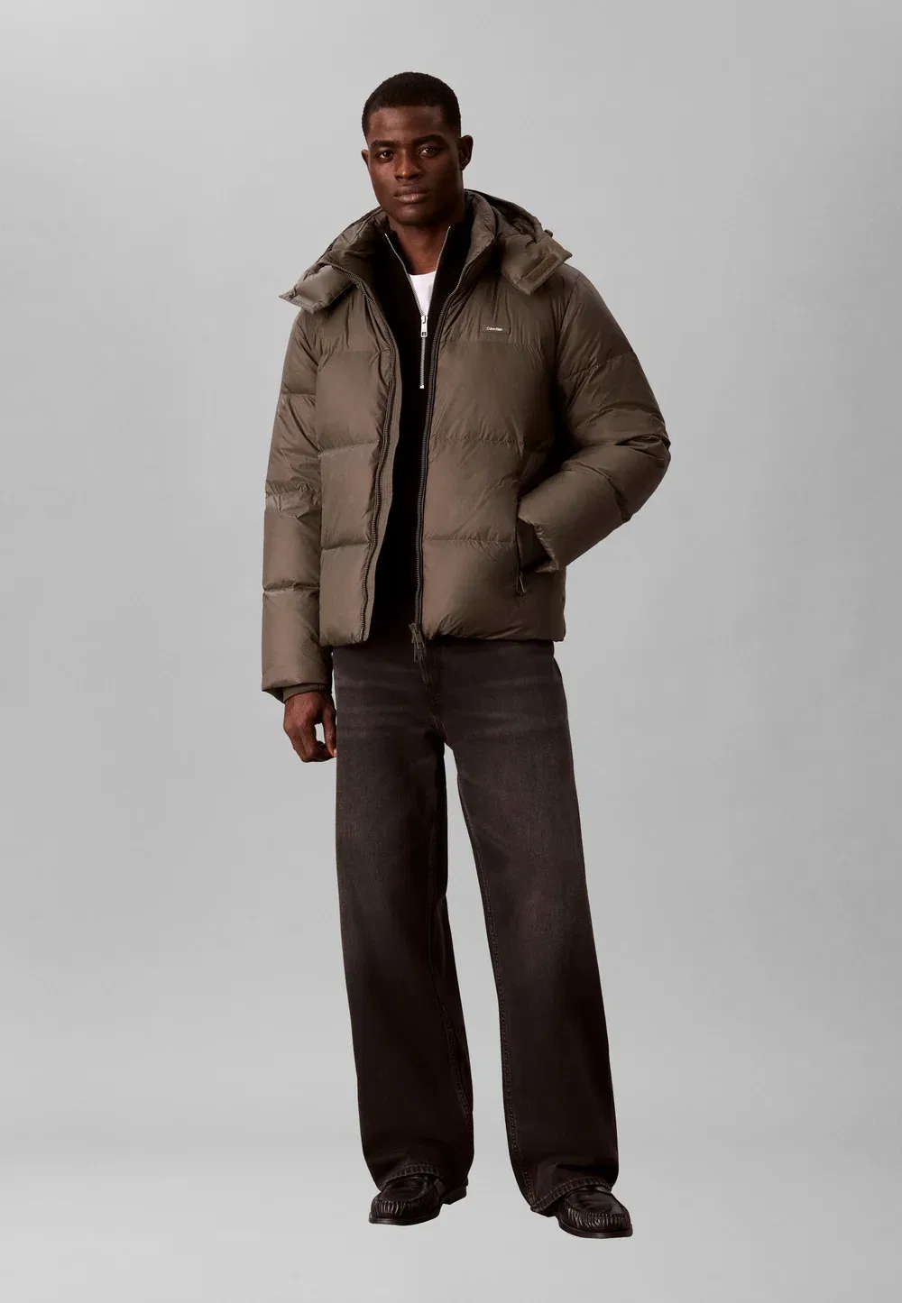 Пуховая куртка Calvin Klein, Beluga — фото 2
