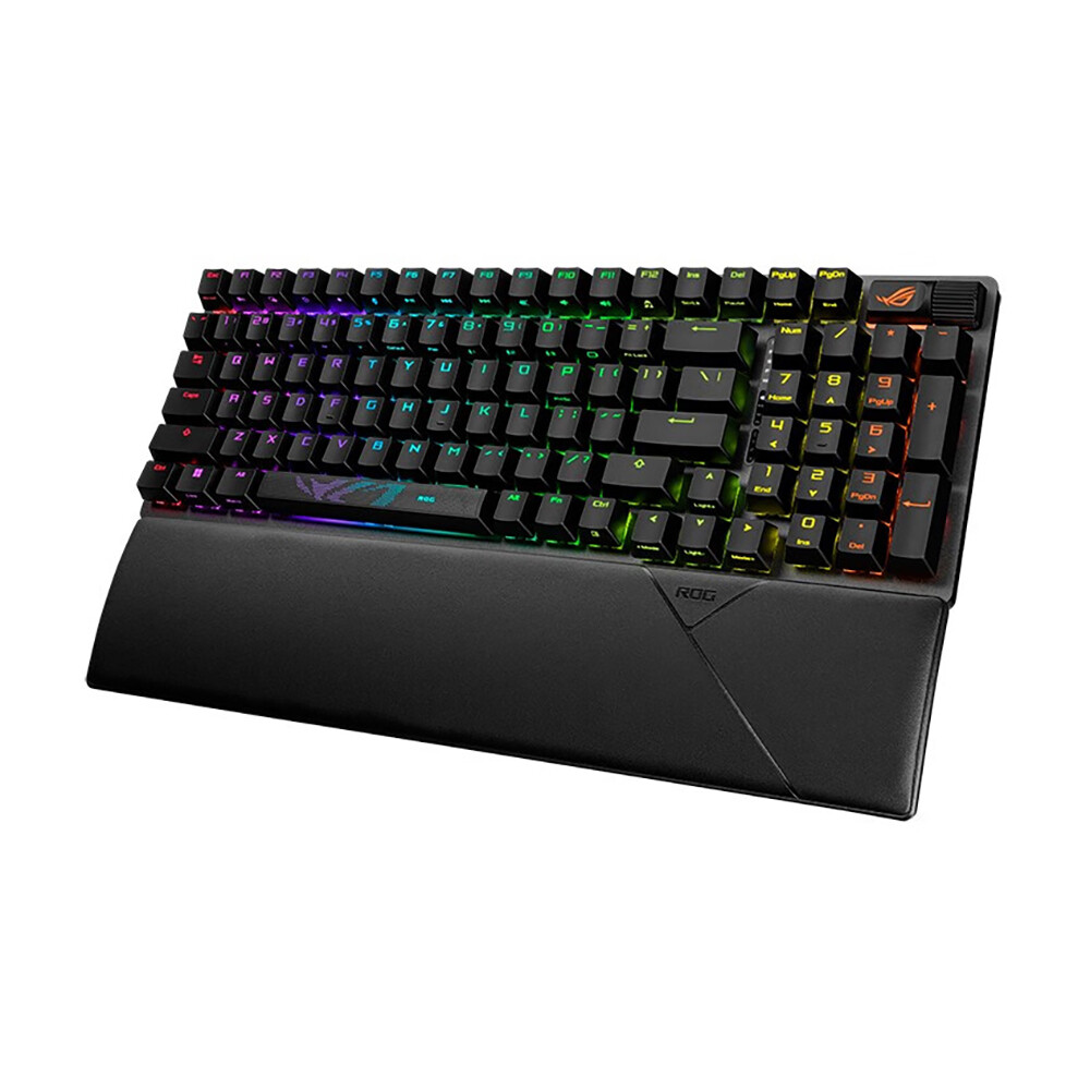 Клавиатура игровая Asus ROG Strix Scope II 96, NX Ice Storm gray, ABS, чёрный, английская раскладка — фото 3
