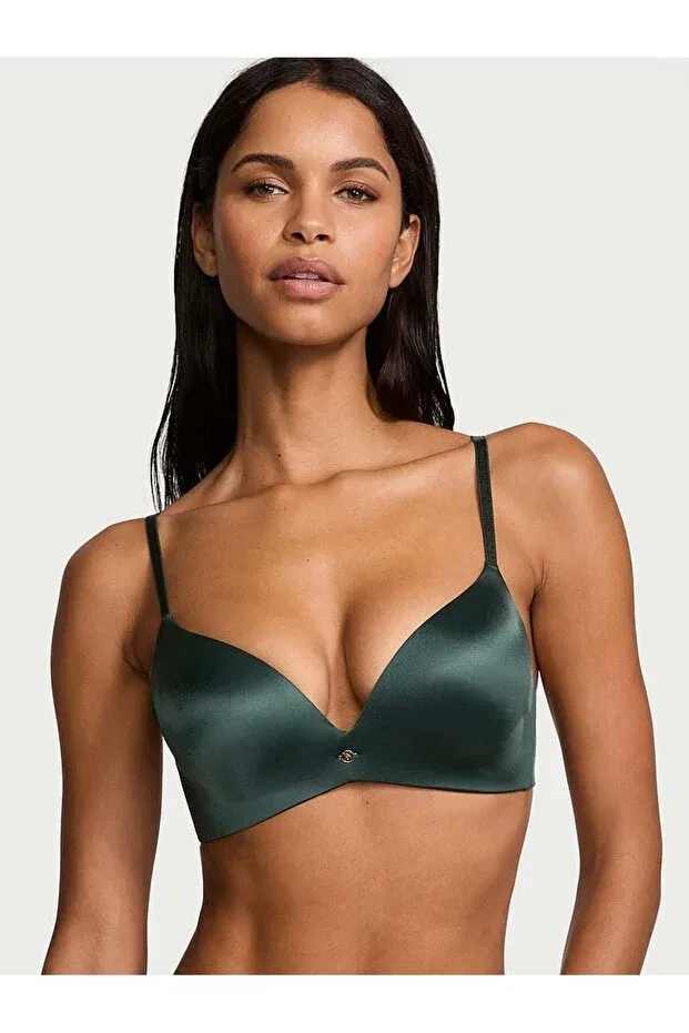 Женский бюстгальтер без косточек с эффектом пуш-ап So Obsessed Victoria'S Secret, Botanical Green