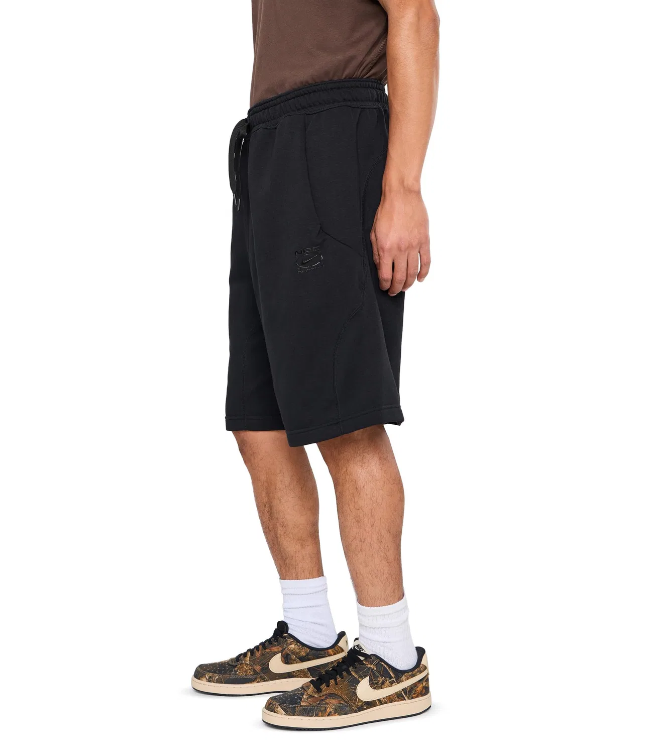 Флисовые шорты Dri-FIT NAC Nike, Black/Clear — фото 3