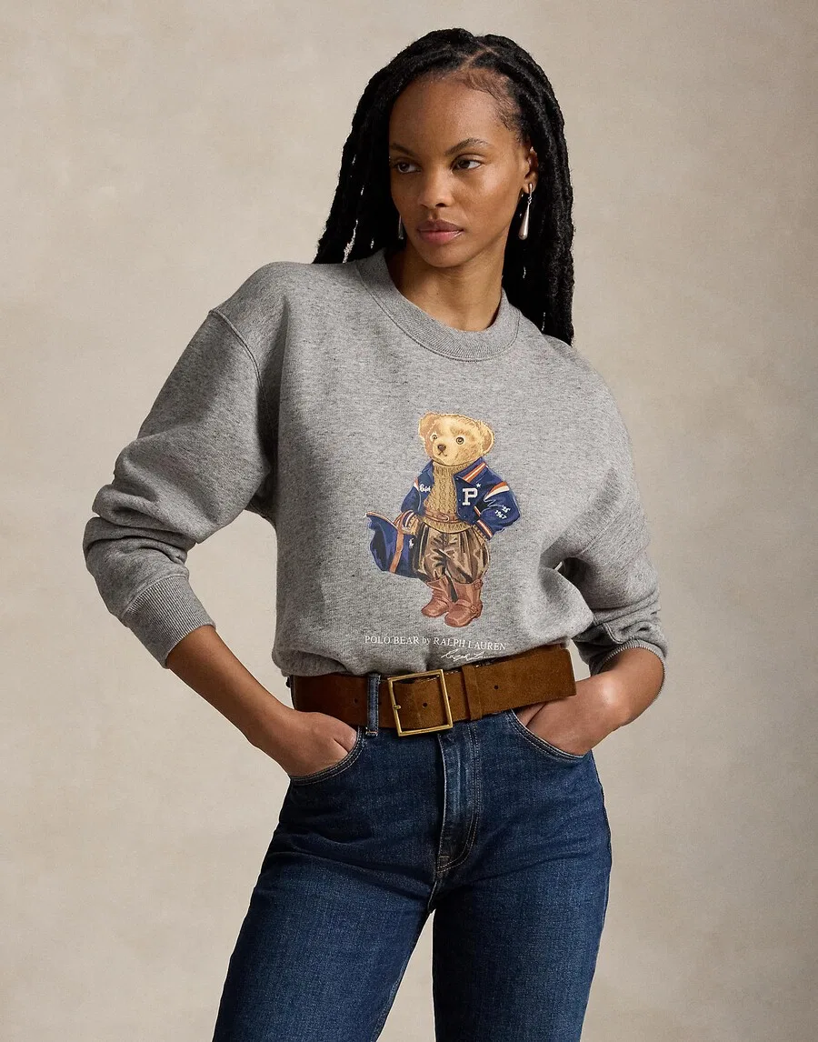 Толстовка Polo Ralph Lauren темно-серого цвета — фото 2