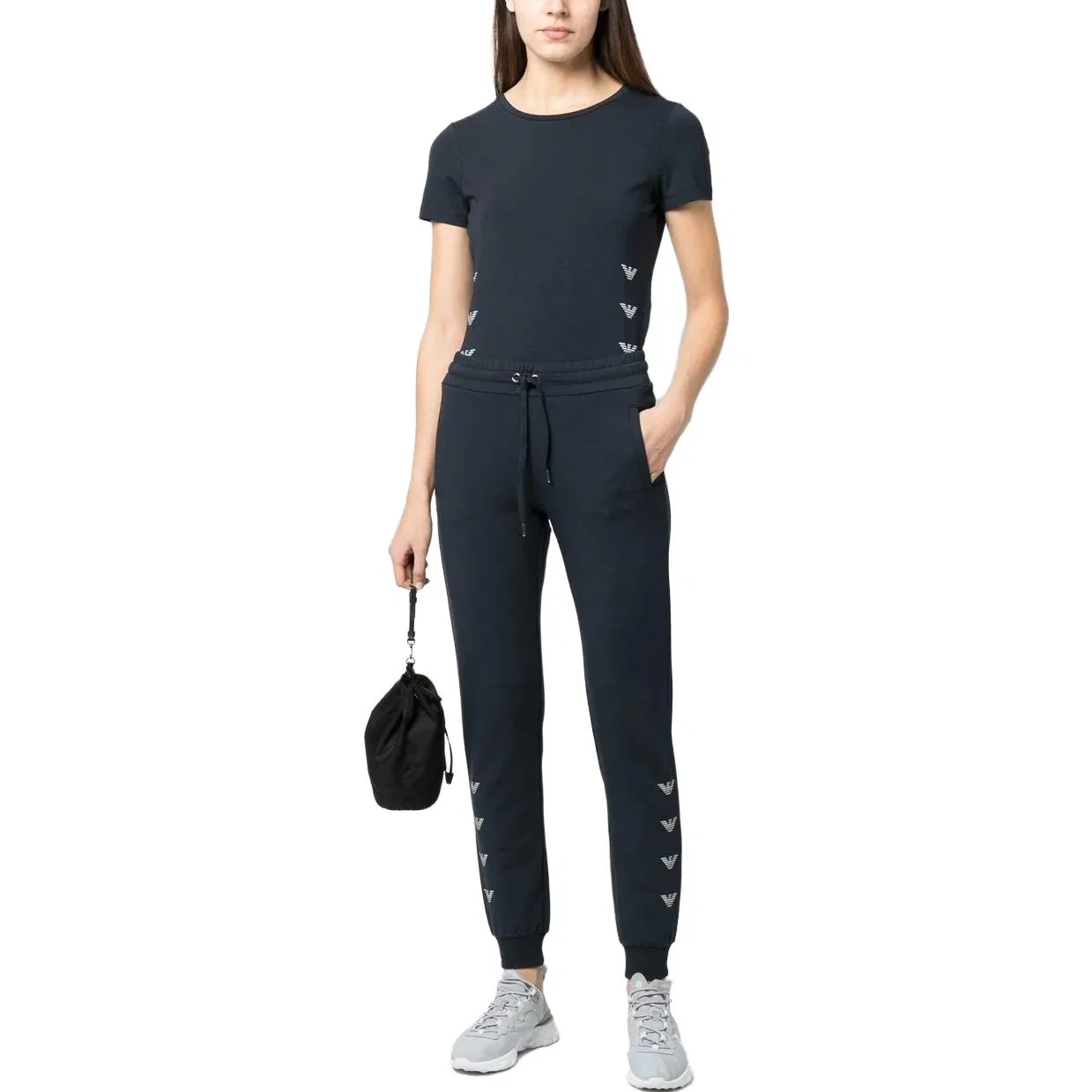 Спортивные штаны Knitted Sweatpants, EMPORIO ARMANI, Marine Blue — фото 3