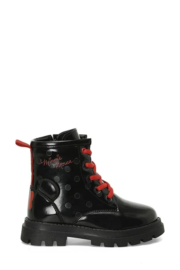Детские ботинки для девочек с коротким каблуком Poylo.P4Pr Minnie Mouse, Black-101915626