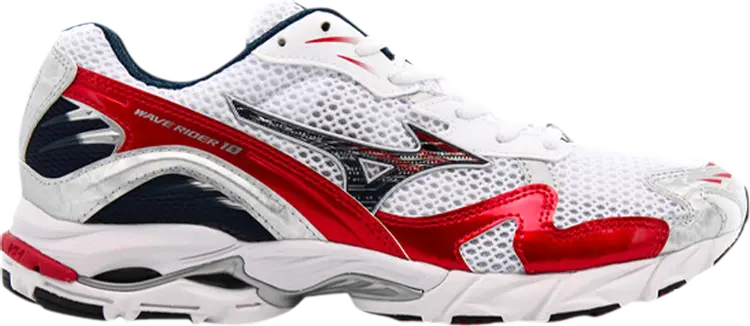 

Кроссовки Wave Rider 10 OG White Red, красный