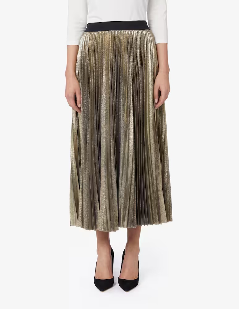 

Юбка миди Nurra Weekend Max Mara, золотой