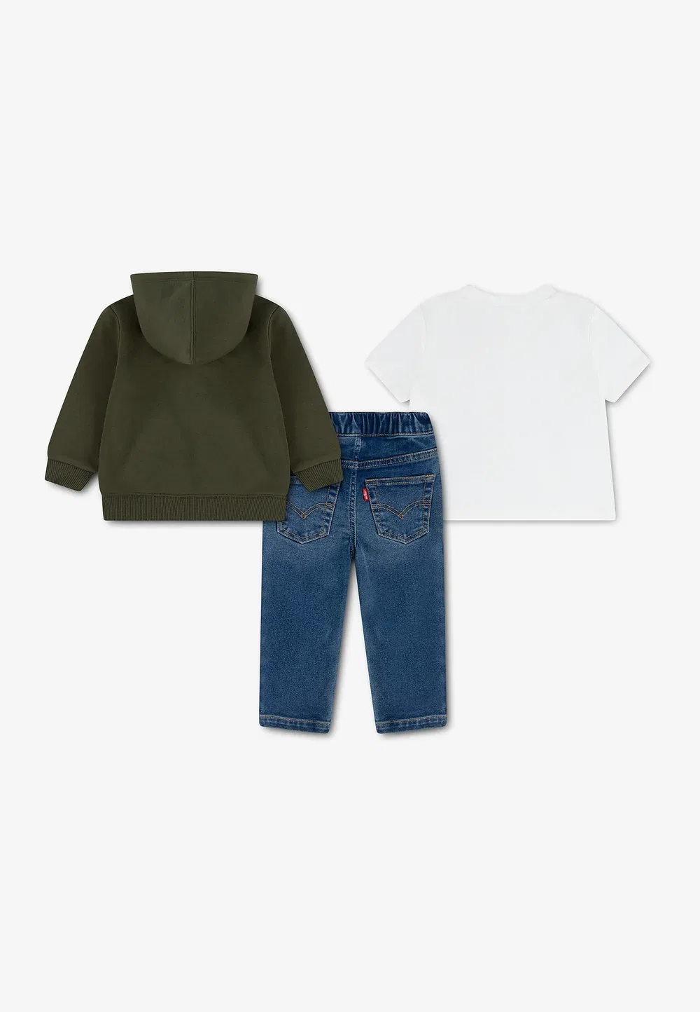 Комплект из 3 предметов: худи fz и футболка с принтом Levi'S, Olive Night — фото 2