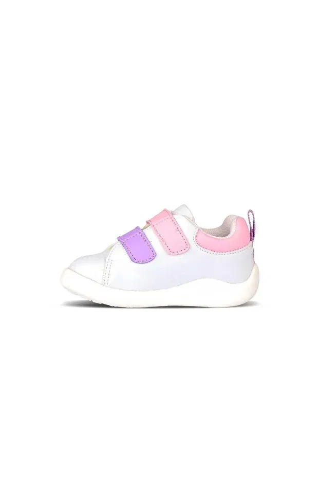 Детские ботинки для мальчиков с принтом Vicco, White-Pink