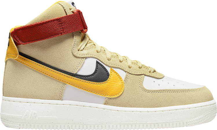 Кроссовки Nike Wmns Air Force 1 High SE '82 - Sesame', кремовый - фото