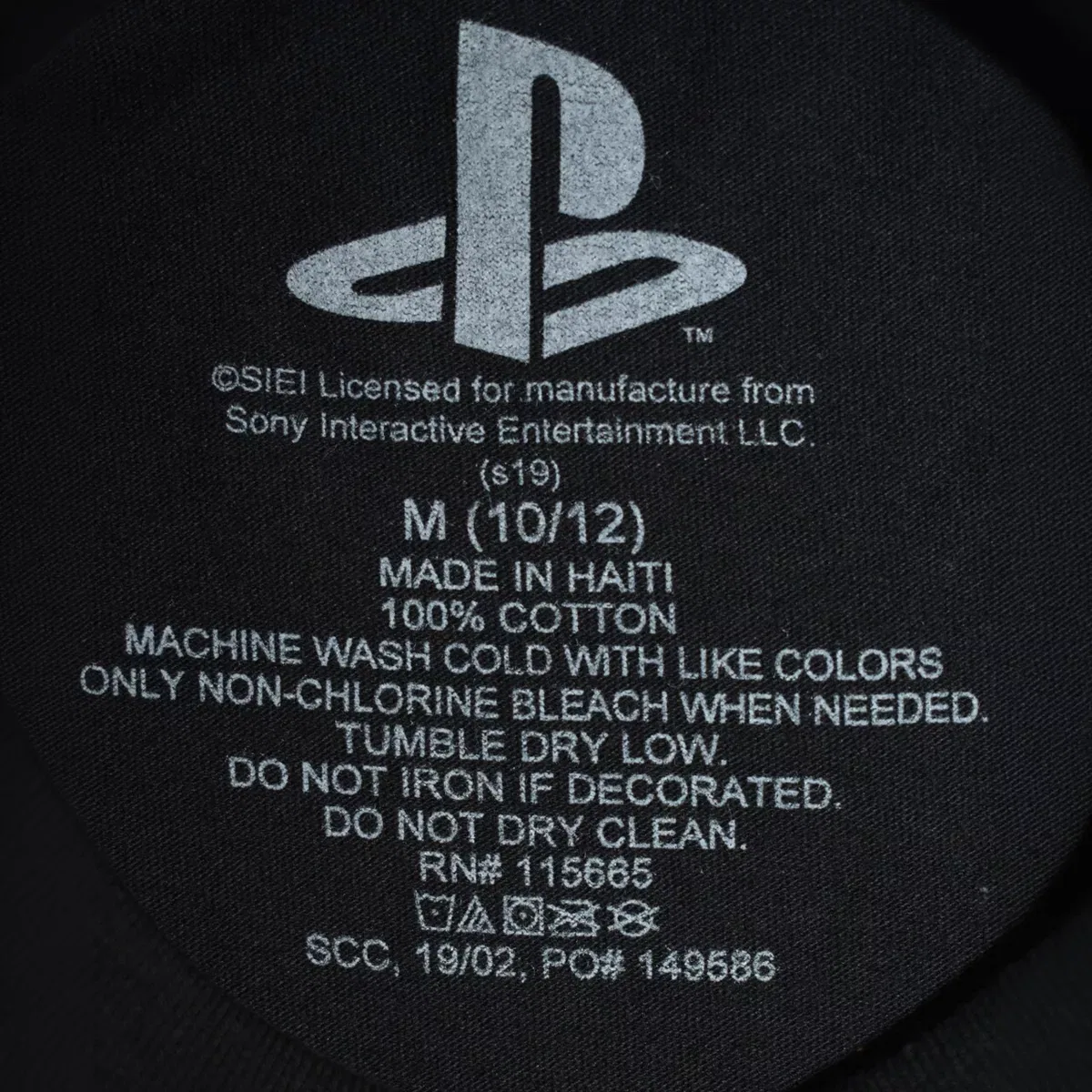 Детская футболка с принтом PlayStation Controller Graphic Tee Bioworld, Black — фото 3