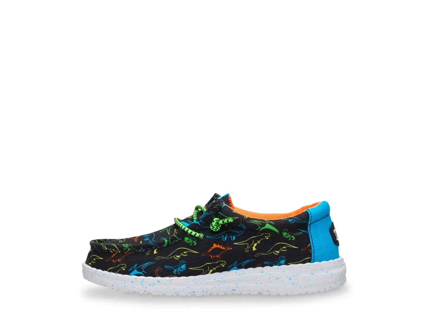 Слипоны Dinoworld Wally Slip-On HEYDUDE, черный/мультиколор — фото 4