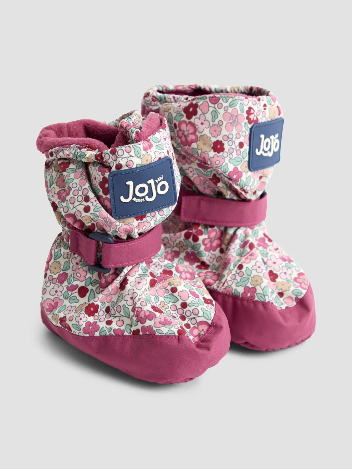 Ботинки с флисовой подкладкой JoJo Maman Bébé Pink Ditsy