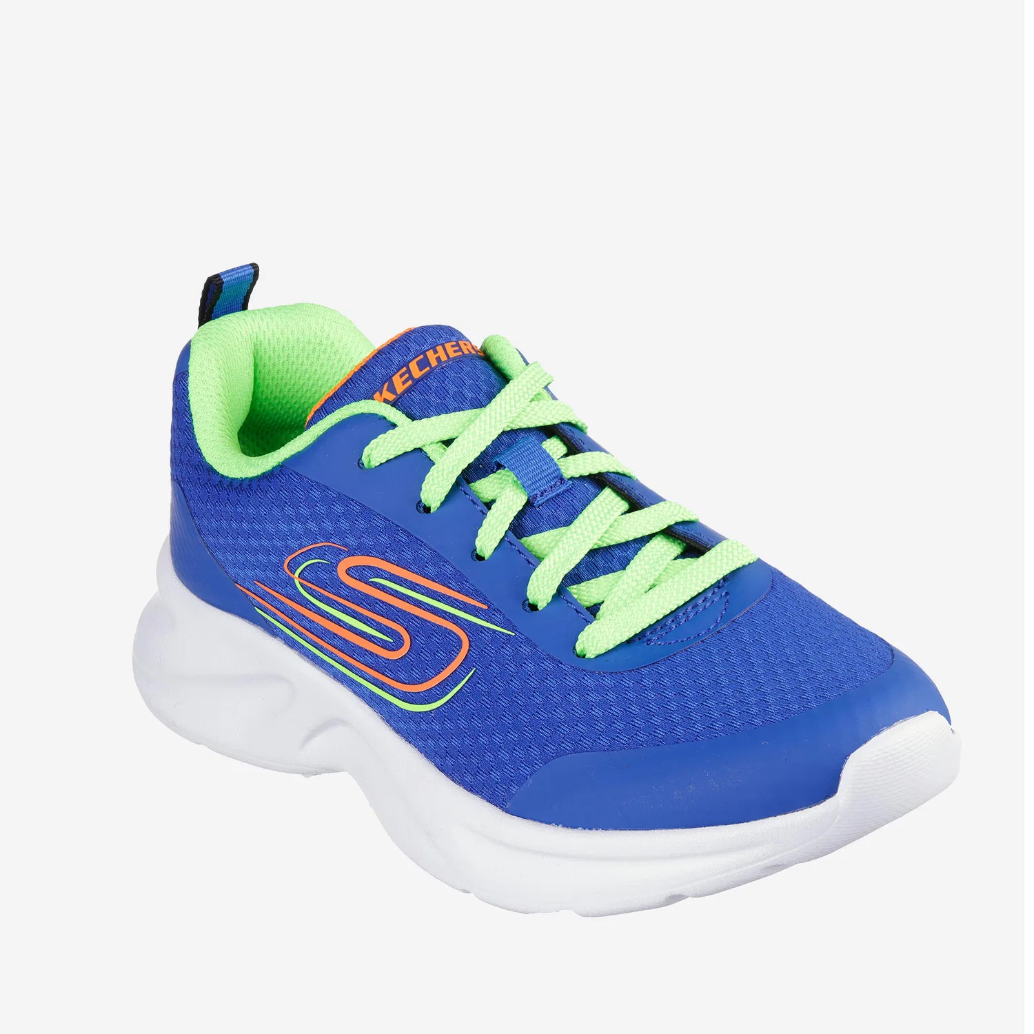 Детские кроссовки Dynamatic Voronox Skechers, Blau Fluoreszierendes Grun — фото 2