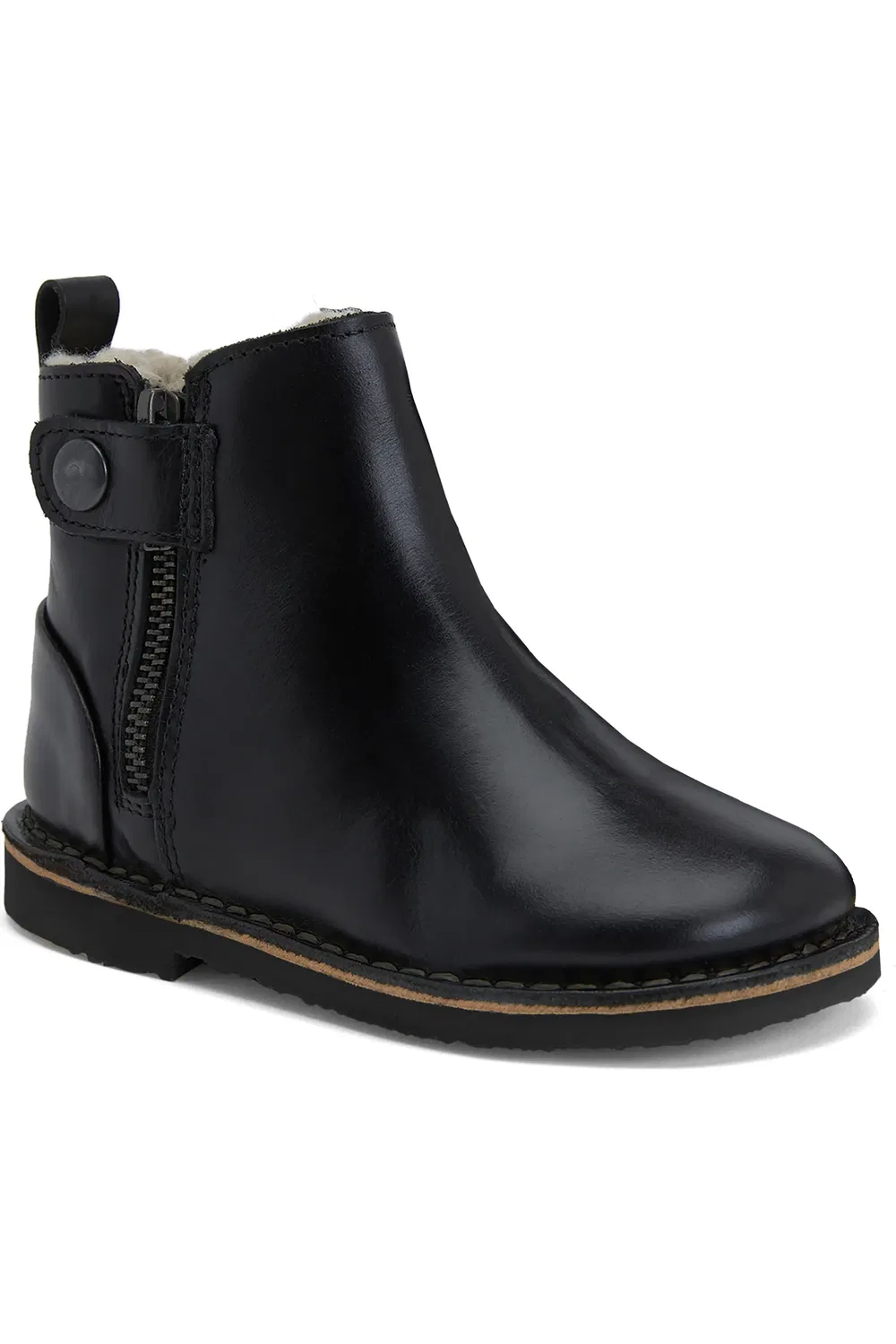 Ботинки детские утепленные шерстью Winston Young Soles, черный