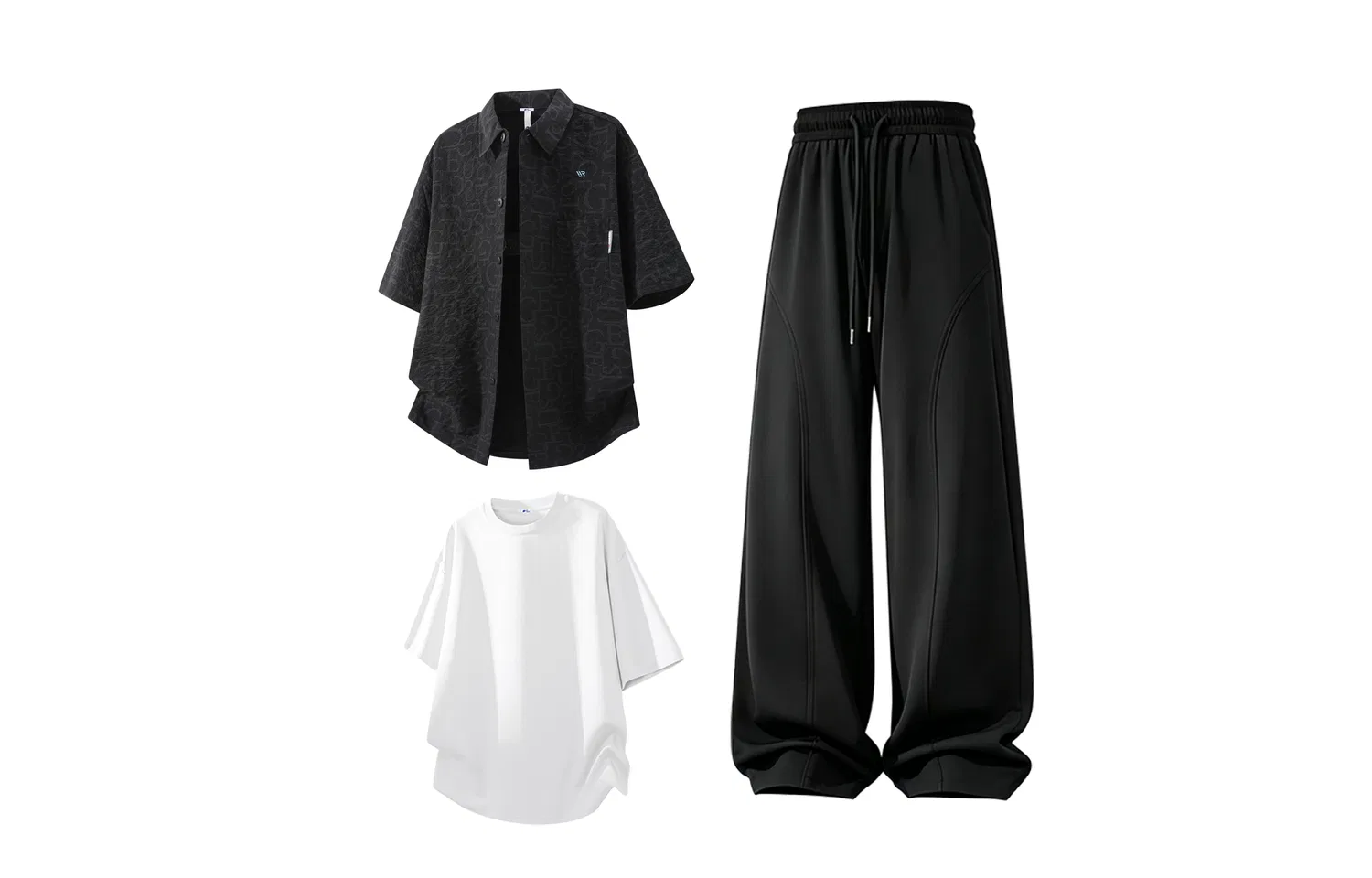 Детский комплект из рубашки с воротником и брюк, тонкая ткань, Shirt Matching Sets, WARRIOR