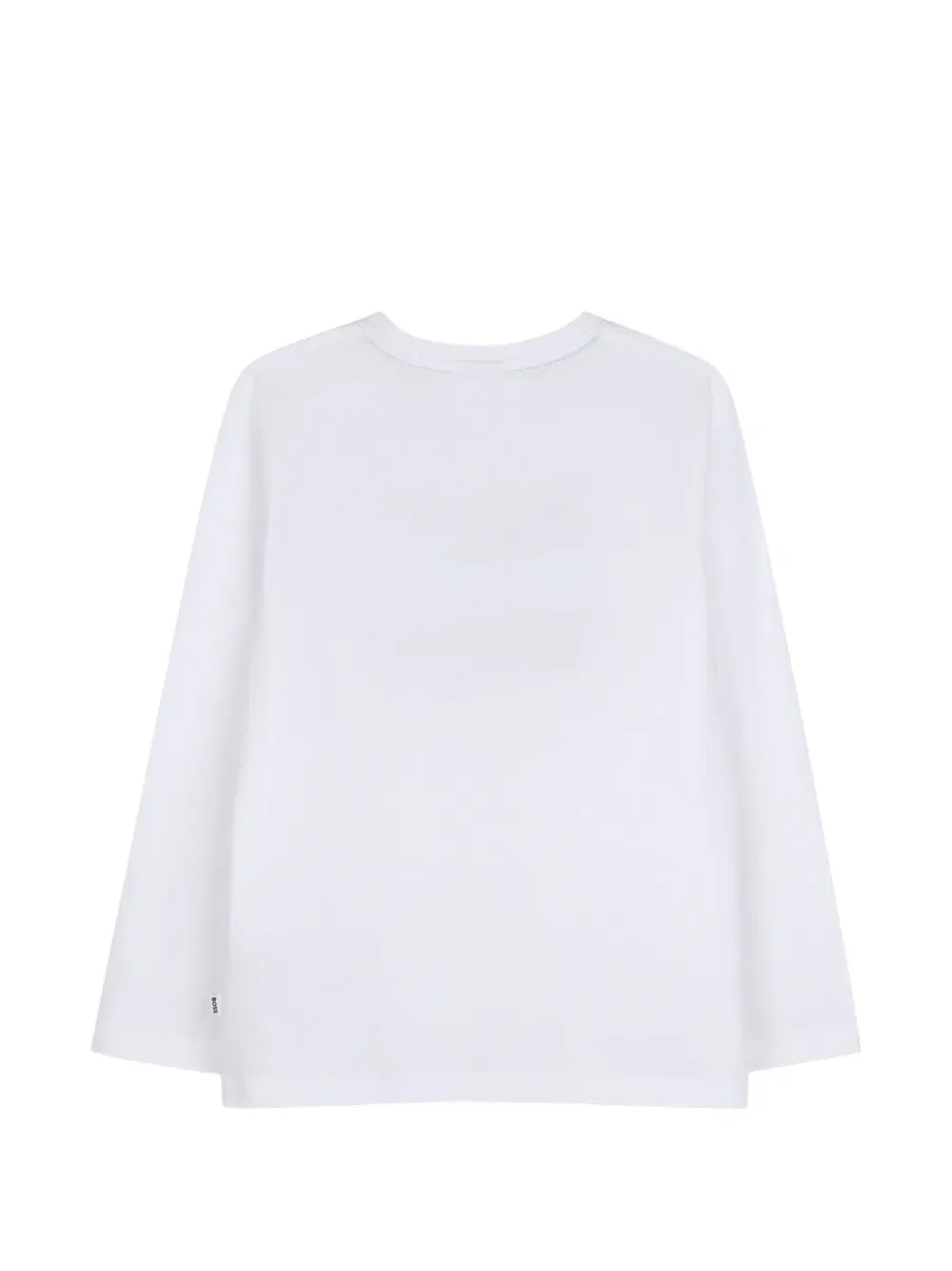 Футболка с принтом BOSS Kidswear, белый — фото 2