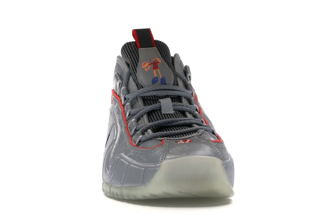 Детские кроссовки Lifestyle Nike Air Max Penny 1, Rflct Silver/Black/Red/Metallic — фото 2