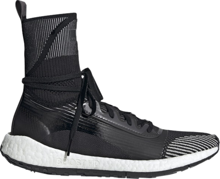 Кроссовки Adidas Stella McCartney x Wmns PulseBoost HD Mid 'Utility Black', черный - фото