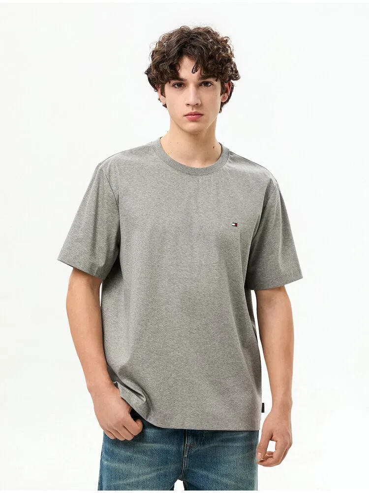 Футболка с коротким рукавом, интерлок TOMMY HILFIGER, Gray