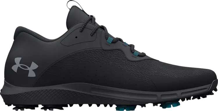 

Бутсы Under Armour Charged Draw 2 Golf Wide Black Steel, черный