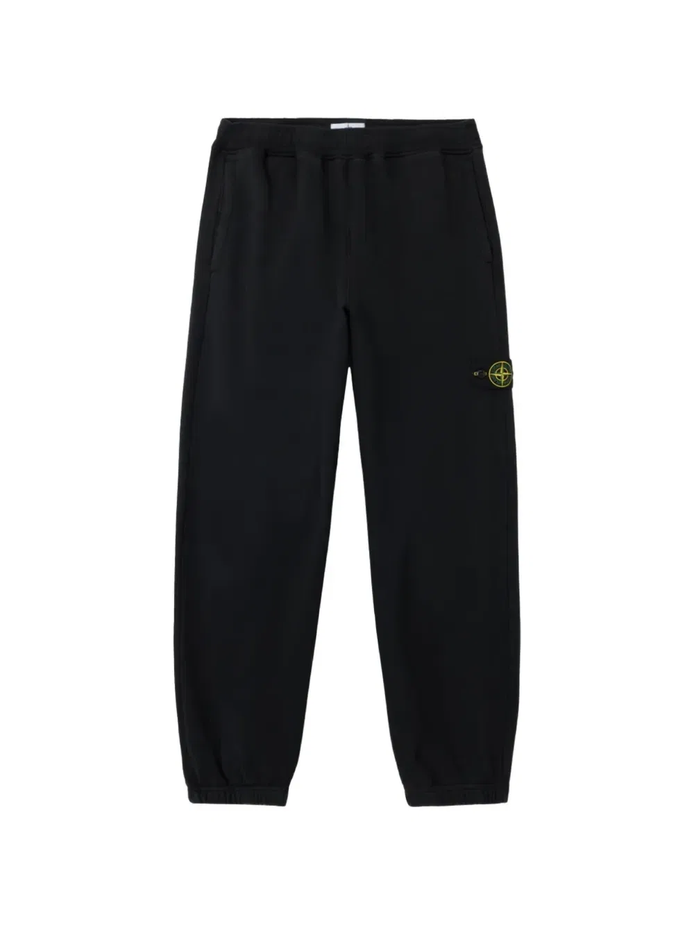 Спортивные брюки с логотипом-нашивкой Stone Island, черный
