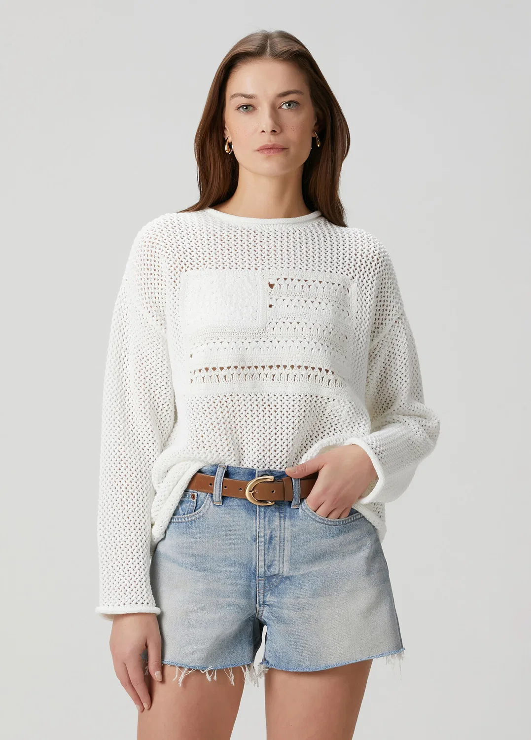 Трико Polo Ralph Lauren, Çok Renkli Beyaz
