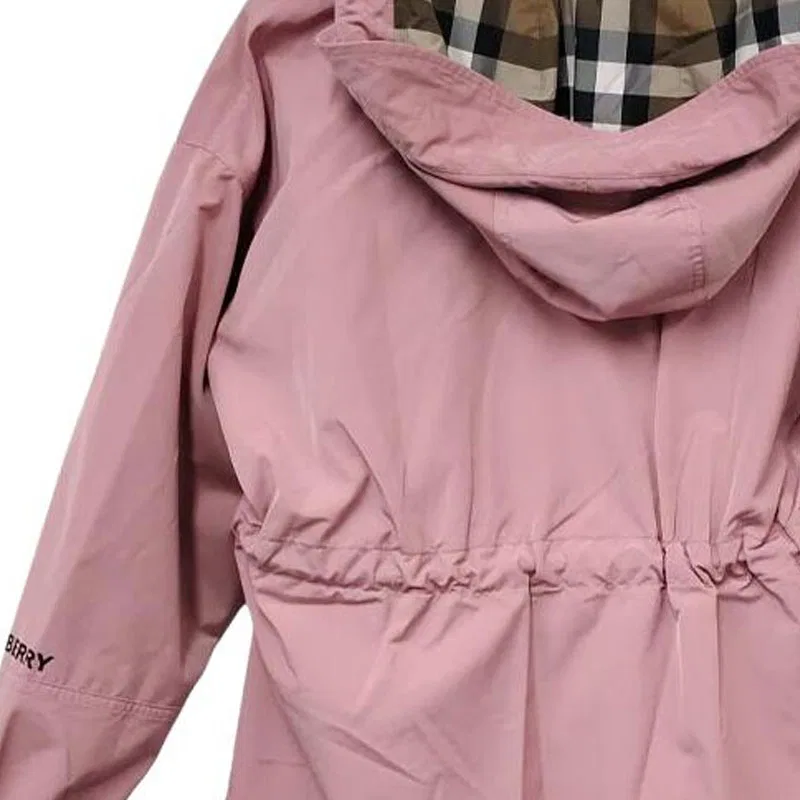 Женская куртка с капюшоном, Pink, Burberry — фото 4